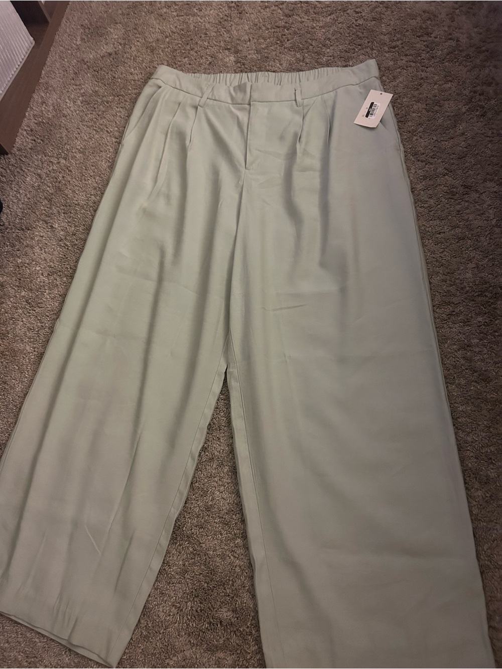a new day Pale Green Wide-Leg Trousers